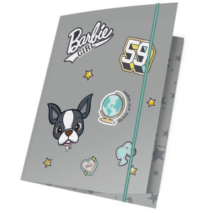 Teczka Z Gumką Barbie Buldog A4