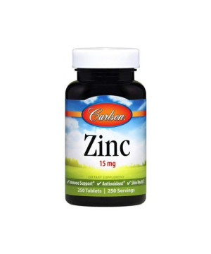 Zinc 15 mg 250 tabletek CARLSON