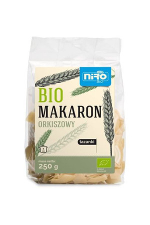Bio Makaron orkiszowy ŁAZANKI (250 g) NIRO BIO