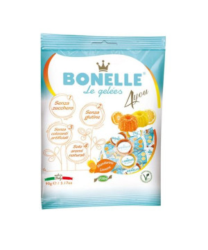 Żelki Cytryna i Mandarynka bez cukru 90g BONELLE