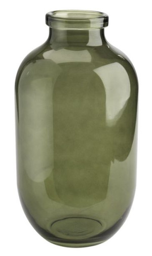 Wazon 19x35cm szkło zielony