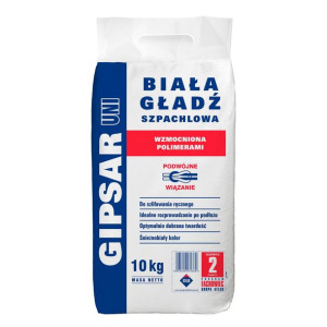 Atlas Gładź szpachlowa podwójne wiązanie Gipsar Uni 10 kg