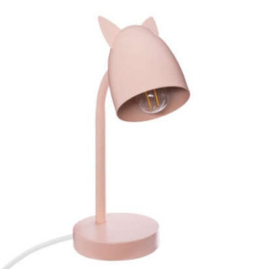 Lampa z uszami - kolor różowy