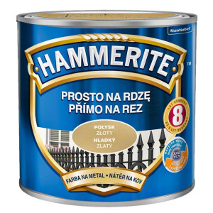 Farba antykoryzyjna hammerite 0,25 złota