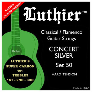 Luthier 50 Super Carbon Popular Concert Silver do Gitary Klasycznej