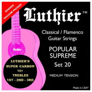 Luthier 20 Super Carbon Popular Supreme Struny do Gitary Klasycznej