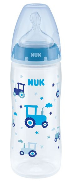 NUK 216248 Butelka FC+ PP 360 ml z wskaźnikiem temperatury smoczek silikono
