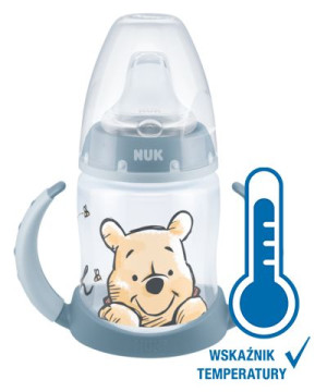 NUK 743945 FC Butelka 150ml z uchwytami i wskaźnikiem temperatury DISNEY KU