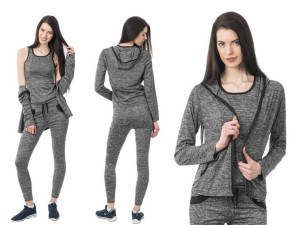 Dres Sportowy Koszulka Spodnie Bluza FD115-1 r S/M
