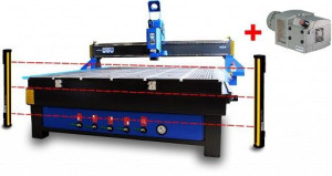 Frezarka CNC 2130 STANDARD Ploter 6kW pompa becker