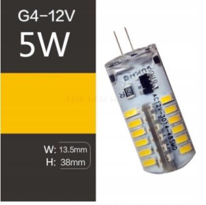 G4 żarówka Led silikonowa obudowa 360 stopni kąt