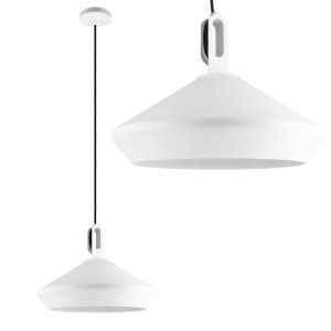 Lampa sufitowa wisząca Loft Żyrandol RETRO BIAŁA