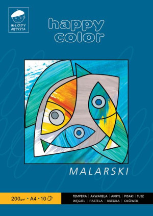 Blok Malarski A4 Młody Artysta 10Arkuszy