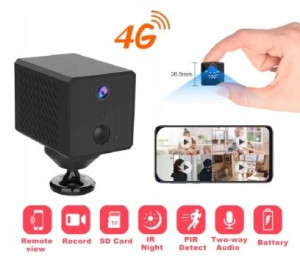 Mini Kamerka szpiegowska 4G lte na karte sim P2P