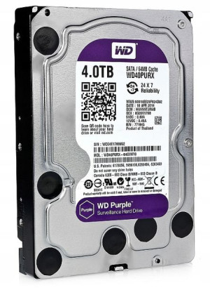 Monitoring Wd40purx Dysk Twardy 4tb 64mb 24h/7