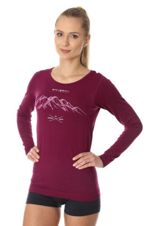 Koszulka Z Wełny Merino Z Długim Rękawem Outdoor Wool Pro, Brubeck. Rozm. S
