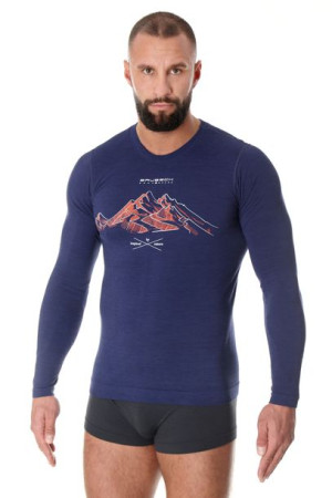 Koszulka Z Wełny Merino Z Długim Rękawem Outdoor Wool Pro, Brubeck. Roz. M