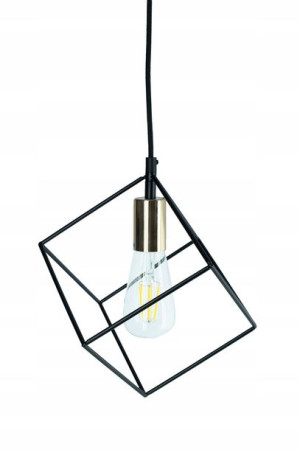 Lampa sufitowa wisząca Edison Loft CUBE E27 LED