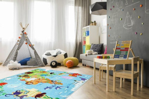 Dywan Obsession TORINO KIDS TOK 233 world map 160x230cm