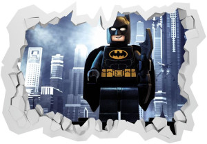 Lego Movie, naklejka 3D, 130x90cm