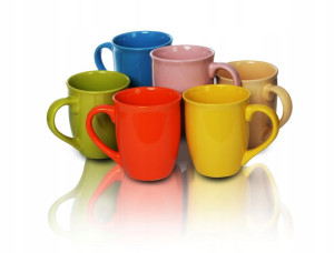 Kubki Ceramiczne Do Kawy Herbaty Mix 48x300ml