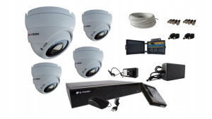 Zestaw Monitoringu 4 Kamery 8mpx 4k Ir30 Dom/firma