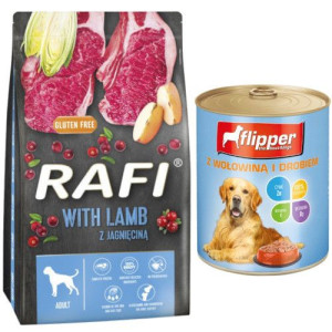 Dolina Noteci Rafi ADULT z jagnięciną 10kg + 1x Flipper 800g GRATIS