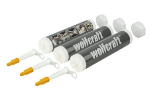 Puste Tuby 310 Ml Wolfcraft Do Mas Uszczelniających Silikonu 3 Sztuki Kompl