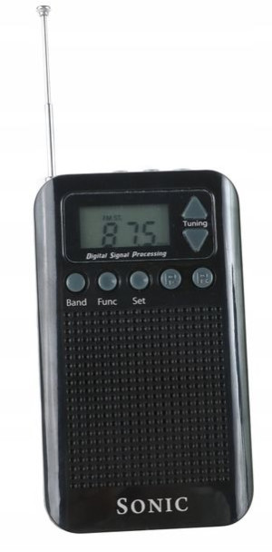 Radio Przenośne Cyfrowe Budzik Zegar Fm Am 9388