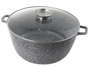Garnek Marmurowy Duży 40cm Indukcja 18,5l 7753