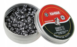ŚRUT Kandar Magnum 4,5mm WIATRÓWKA 250szt 4,5O