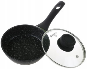 PATELNIA MARMUROWA GŁĘBOKA 14cm z Pokrywką 7710