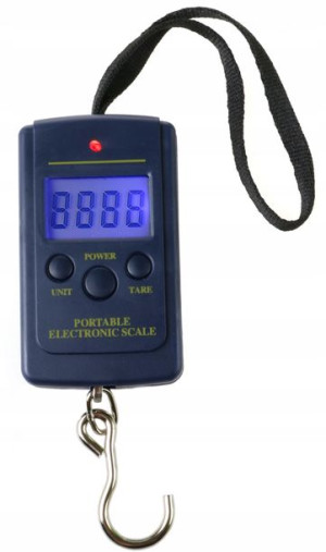 Elektroniczna Waga Wędkarska Hakowa 40kg 128