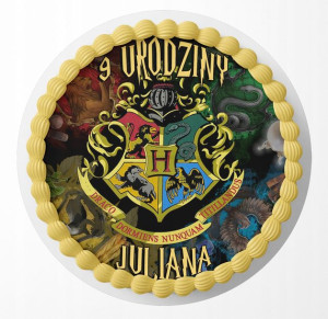 Opłatek Na Tort 22cm - Harry Potter Wybór + Gratis