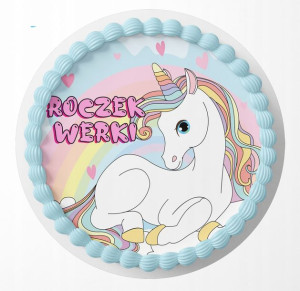 Opłatek Na Tort 25cm - Opłatek Dla Dziewczynki +