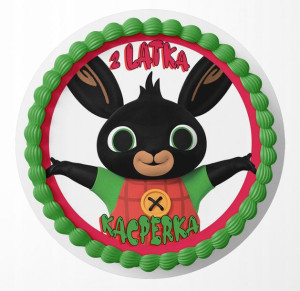 Opłatek Na Tort 25cm - Królik Bing Wybór + Gratis