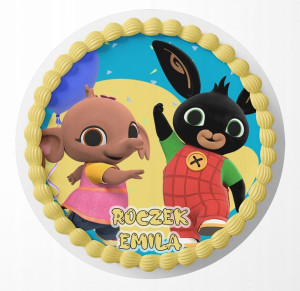 Opłatek Na Tort 25cm - Królik Bing Wybór + Gratis