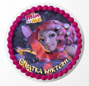 Opłatek Na Tort 26cm - Mia I Ja Wybór + Gratis