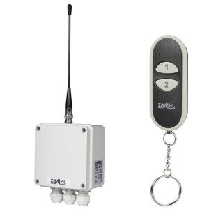 Radiowy wyłącznik sieciowy dwukanałowy RWS-211D/N