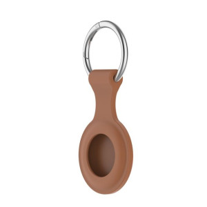 Etui z silikonu Loco Dot Silicone Apple AirTag Brown
