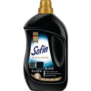 SOFIN Black 3 x care specjalny płyn do prania tkanin czarnych, ciemnych i d