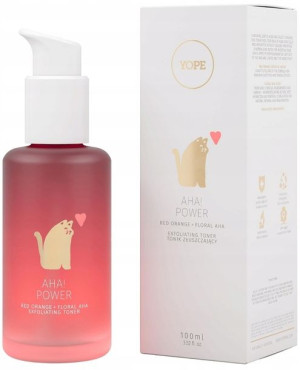Tonik złuszczający Aha! Power Czerwona Pomarańcza + Kwasy Kwiatowe 100 ml -