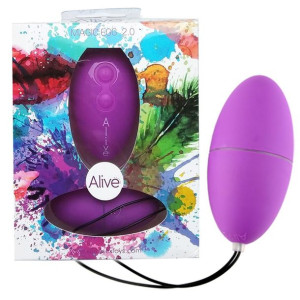 Mini Wibrator Jajeczko z Pilotem Magic Egg Violet