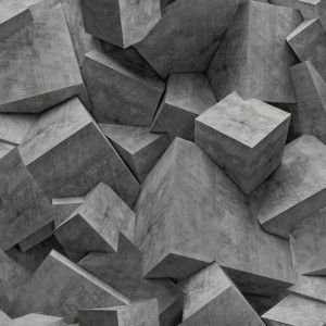 Tapeta Bryły Efekt 3d Winylowa Na Flizelinie