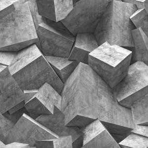 Tapeta Bryły Efekt 3d Winylowa Na Flizelinie