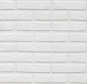 Tapeta Czysta Biała Cegła Kamień 3d Mur Winylowa