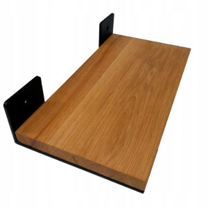 Półki drewno dębowa loft zestaw 2szt x 150x30x3cm