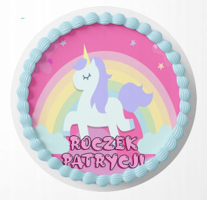 Opłatek Na Tort 30cm - Dla Dziewczynki + Gratis
