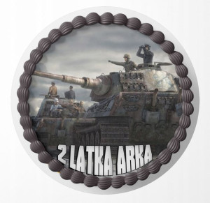 Opłatek Na Tort 30cm - Wot Czołgi Czołg + Gratis