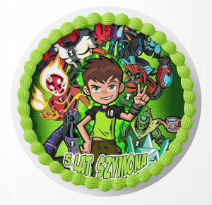 Opłatek Na Tort 30cm - Ben 10 Wybór Wzory + Gratis
